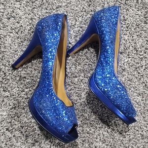 Nine west peep toe heels